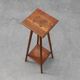 Art Deco tall oak wooden console or pedestal, France 1920s
