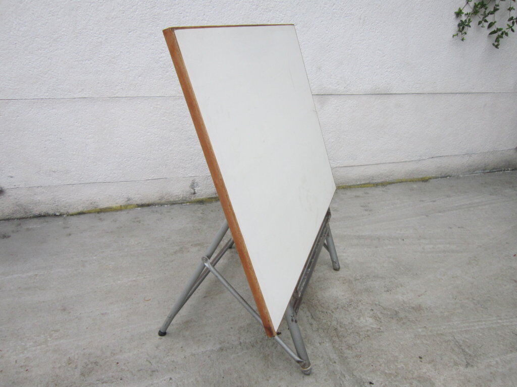 Table à dessin et chaise d'architecte Unic , années 50