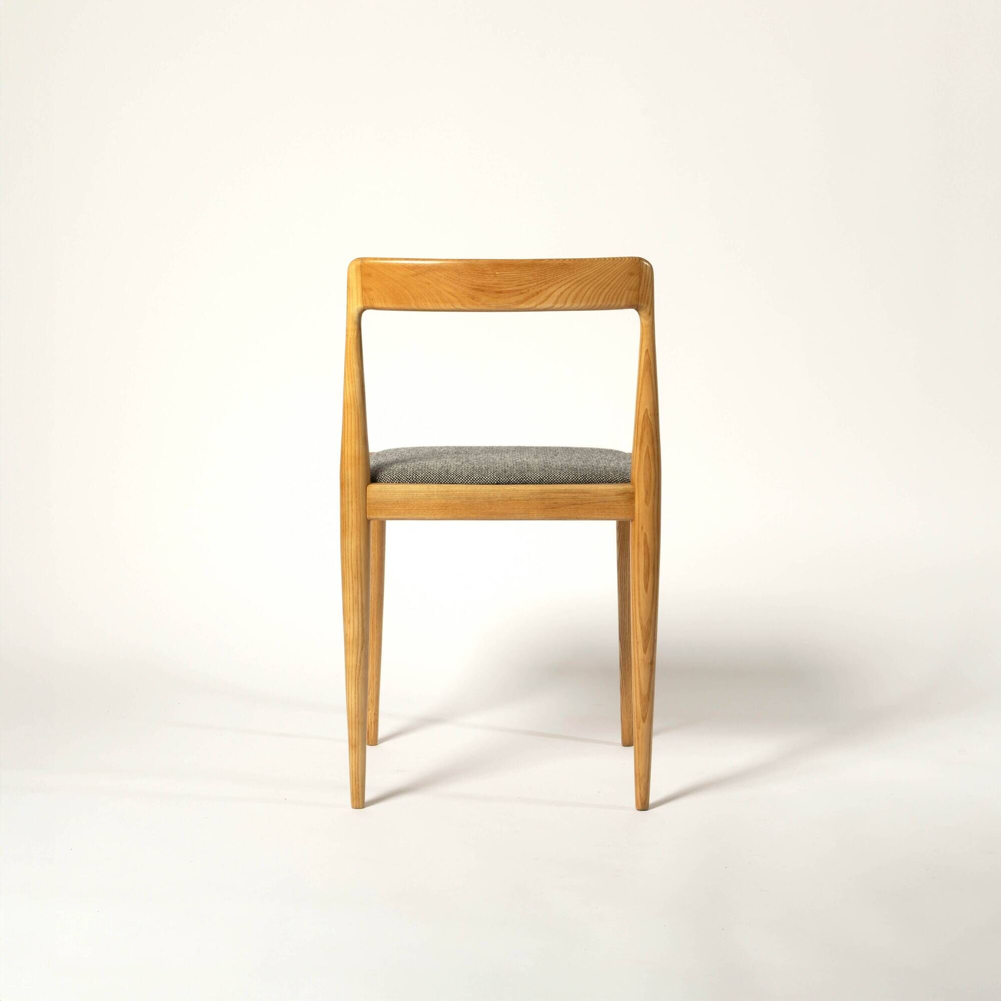 Set of 4 fully restored dining chairs produced by Drevotvar, Czechoslovakia, 1960 Kvadrat Fabric