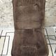 Pair of vintage velvet armchair chair 1970"