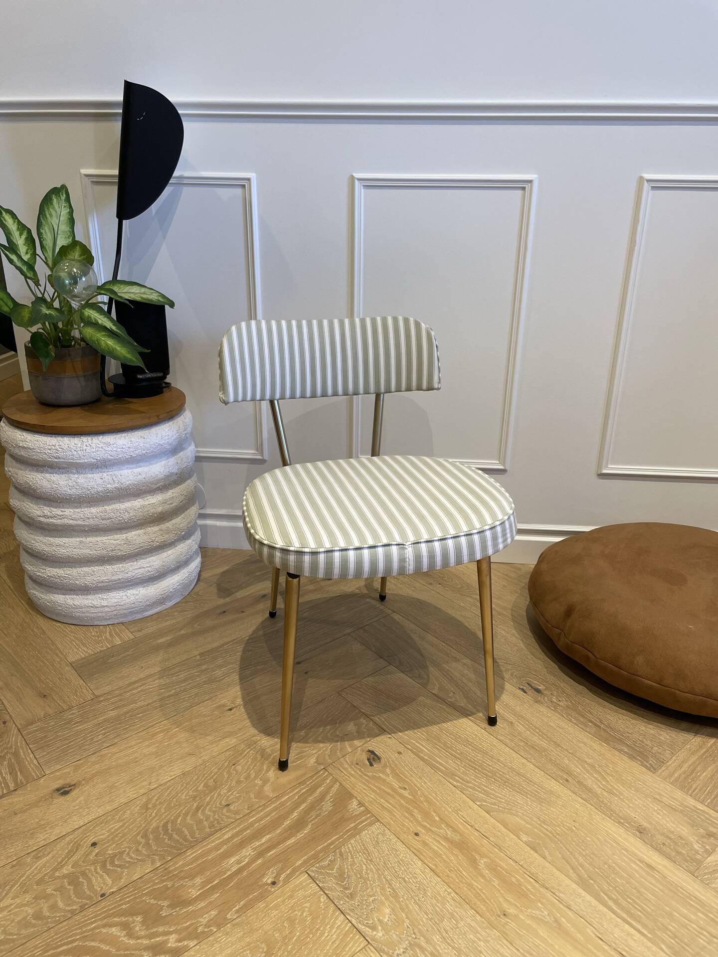 Vintage striped children's chair