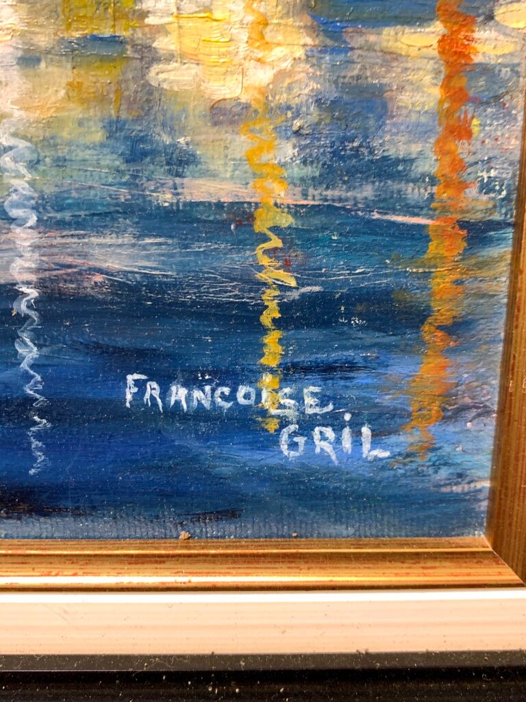 Françoise Gril, peinture, "haven"