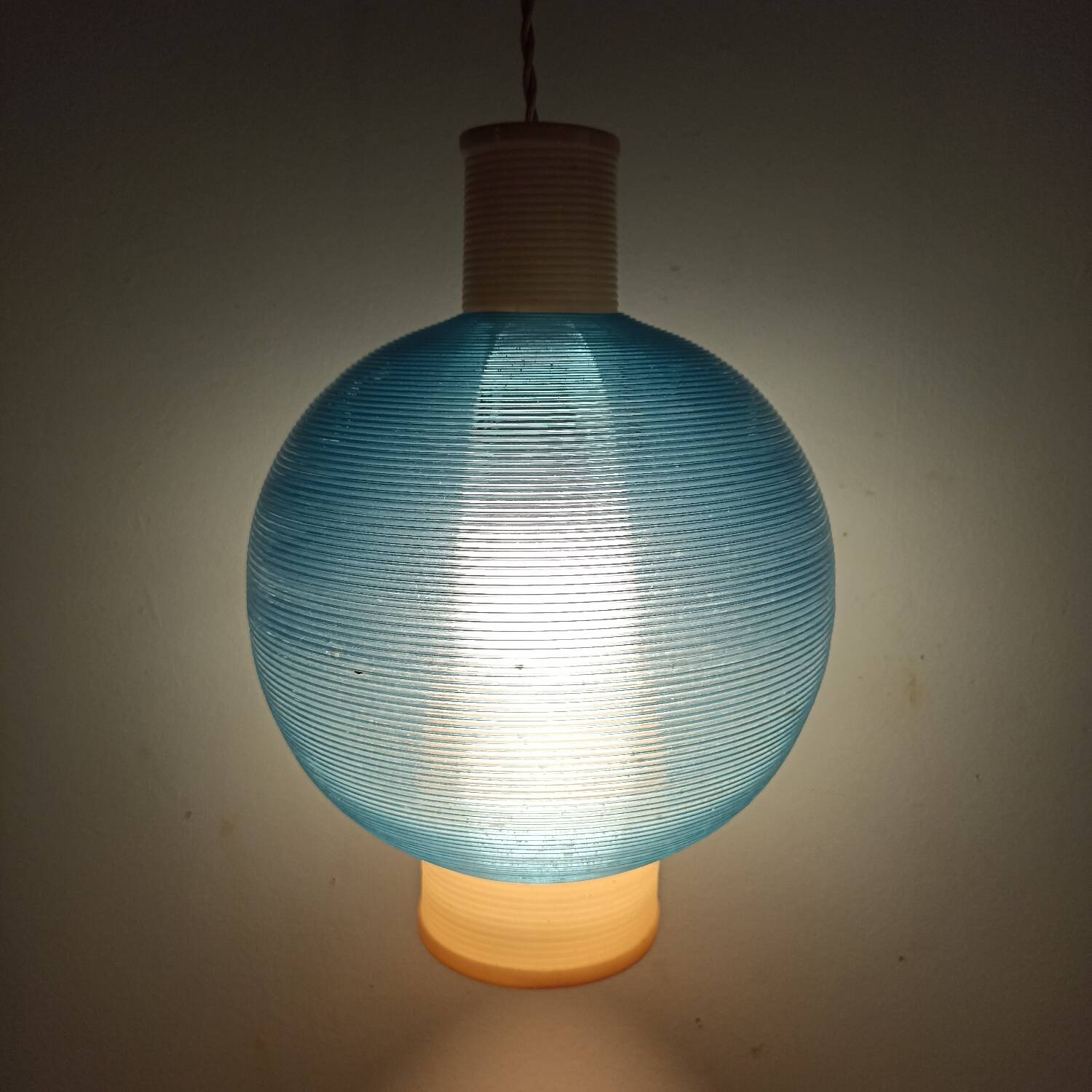 Vintage rhodoid pendant light