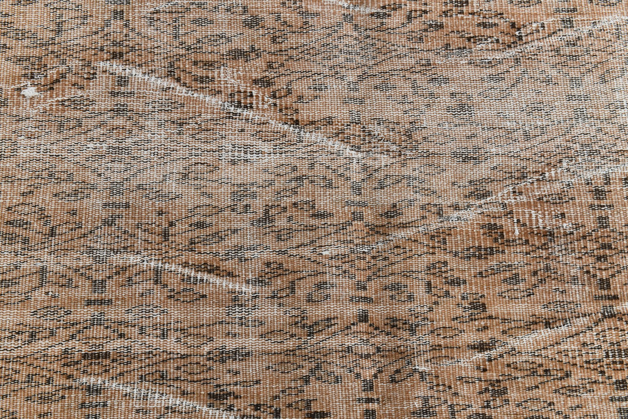 5x8 brunt orange floral vintage rug, 151x244cm