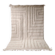 Découvrez l’élégance architecturale de ce tapis Beni Ouarain unique, 3x2M