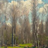 Hsp painting "path in the marshes" g. raingo pelouse (1893 / 1963)