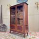 E. Bourdot Vitrine En Marqueterie D’époque Louis XVI Estampillée XVIII Eme
