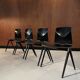 4 chaises Pagholz Thur op seat 1970