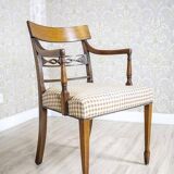 Vintage Oak Armchairs, 1940s, Set of 4