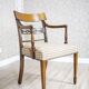 Fauteuils en chêne vintage, années 1940, ensemble de 4