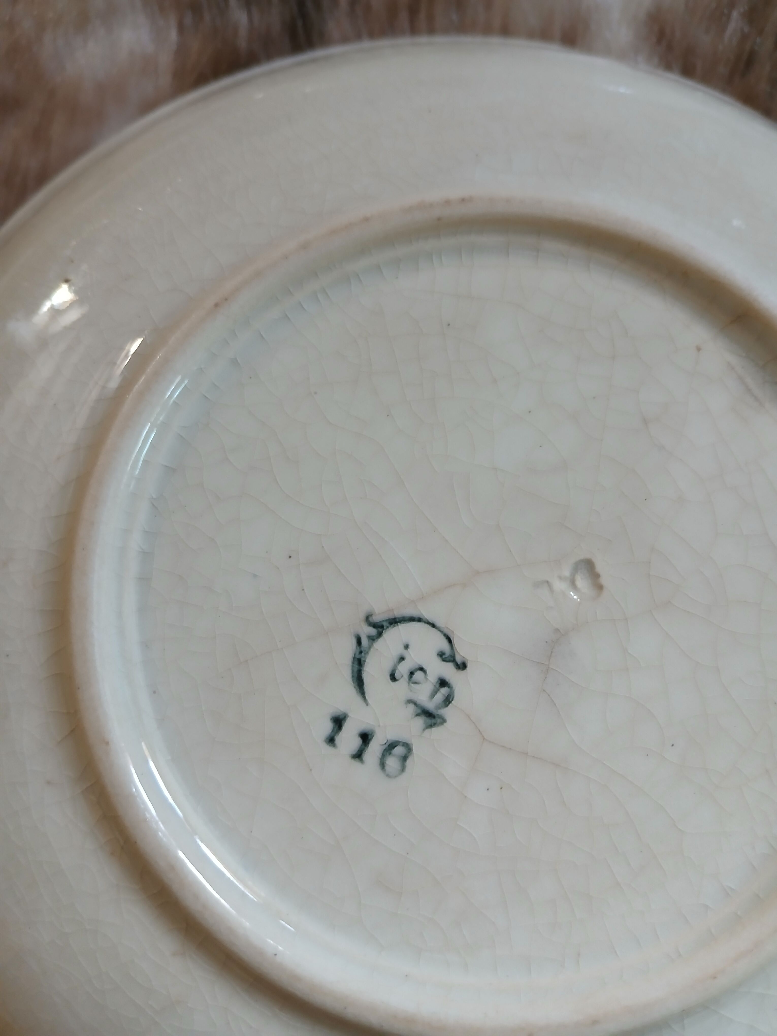 2 very old deep plates
