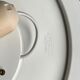 French ceiling light, design Jean Perzel, model 2004 in glass and bronze, 20th century