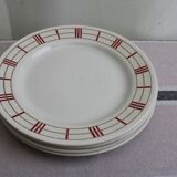 Set of 4 flat plates
