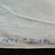 Old sheet embroidered mestizo blue flower in the edge 205 X 315 cm