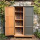 Parisian solid oak wardrobe 1960