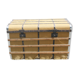 malle en bois alu et