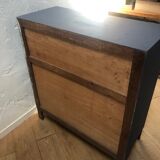 Painted wood chest of drawers