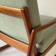 Rocking-chair en teck par Ole Wanscher Danemark Années 1960