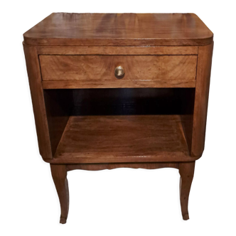 Bedside table wood art deco France 1940