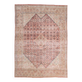 Old Antique 1955s Red Persian Heriz Rug, 274x378Cm