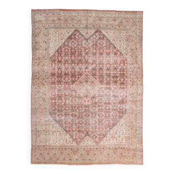 Tapis persan Heriz rouge, années 1950