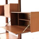 Free standing teak wall unit by Torbjorn Afdal for Bruksbo Tyristrand, 2 Modules, Norway 1960's