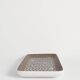 Brown and White "Corso" Ceramic Dish by Ingrid Atterberg for Upsala Ekeby, 1950s