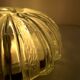 Plafonnier ou applique verre vintage 80s