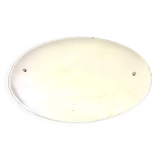 Large bevelled oval mirror 90x60 cm