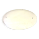Large bevelled oval mirror 90x60 cm