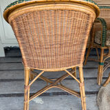 Bamboo and rattan lounge