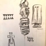 Drawing Sculptures Congo