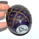 FABERGE Egg paperweight engraved purple gold signed by Fabergé numbered
