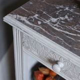 Pearl gray bedside table