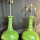 Paire de grande lampe en forme gourde