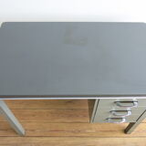 Metal industrial tiny desk