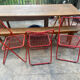 Trio de chaises ted net Ikea vintage