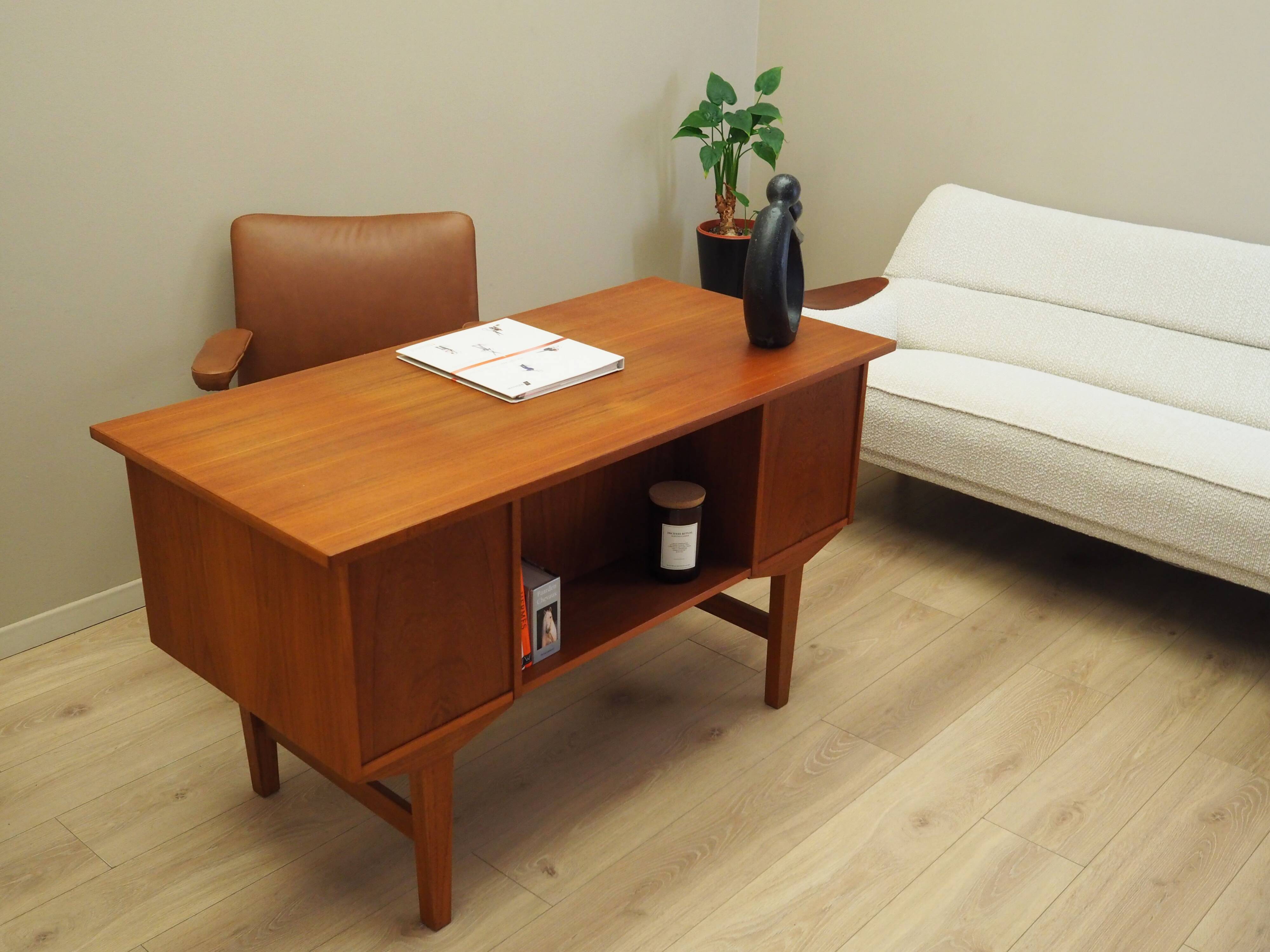 Teak desk, Danish design, 1960s, production: Denmark