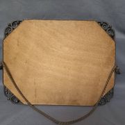 Miroir Art Déco 1930 en fer battu