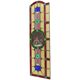 Large Colorful Stained-Glass Medallion