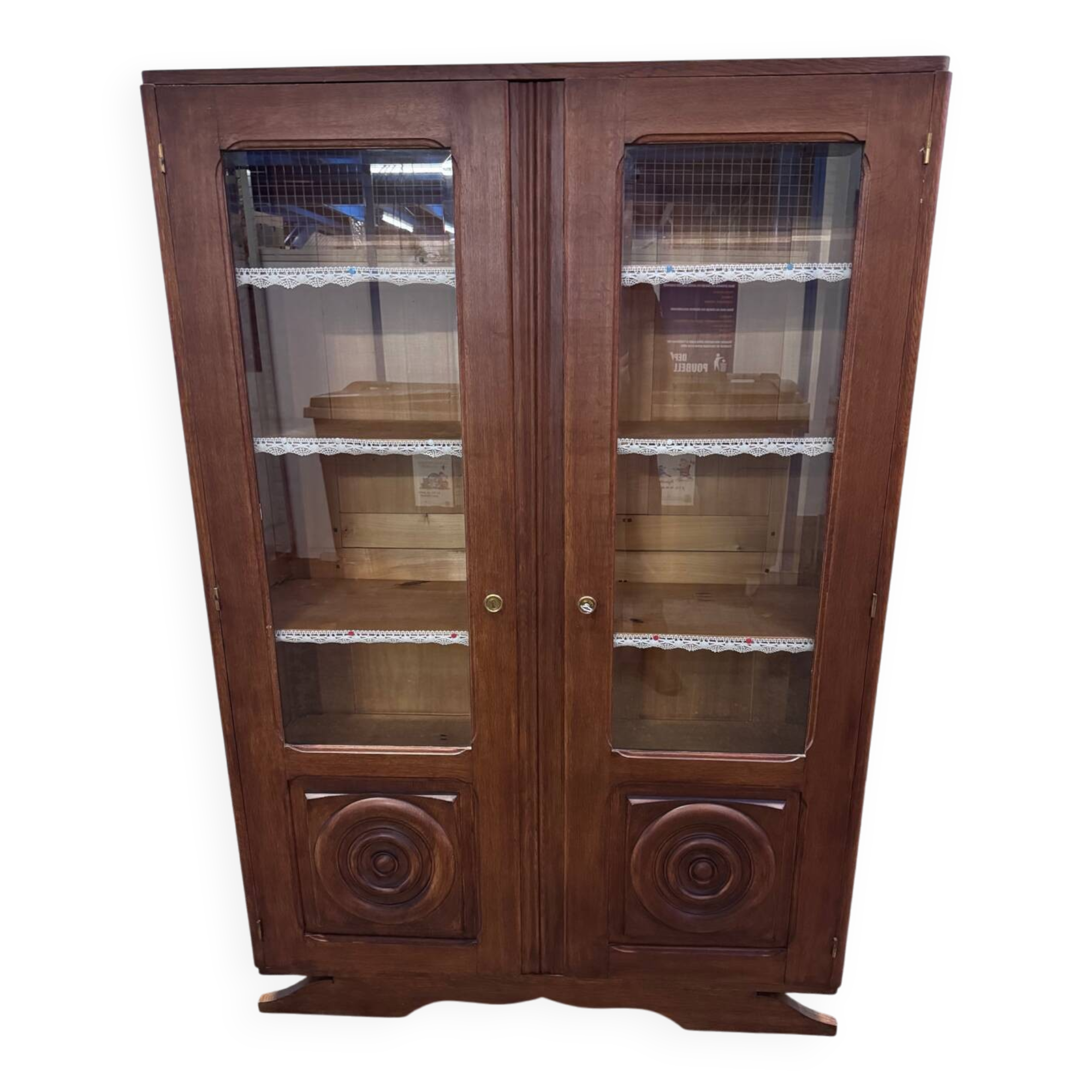 Art Deco display cabinet bookshelf