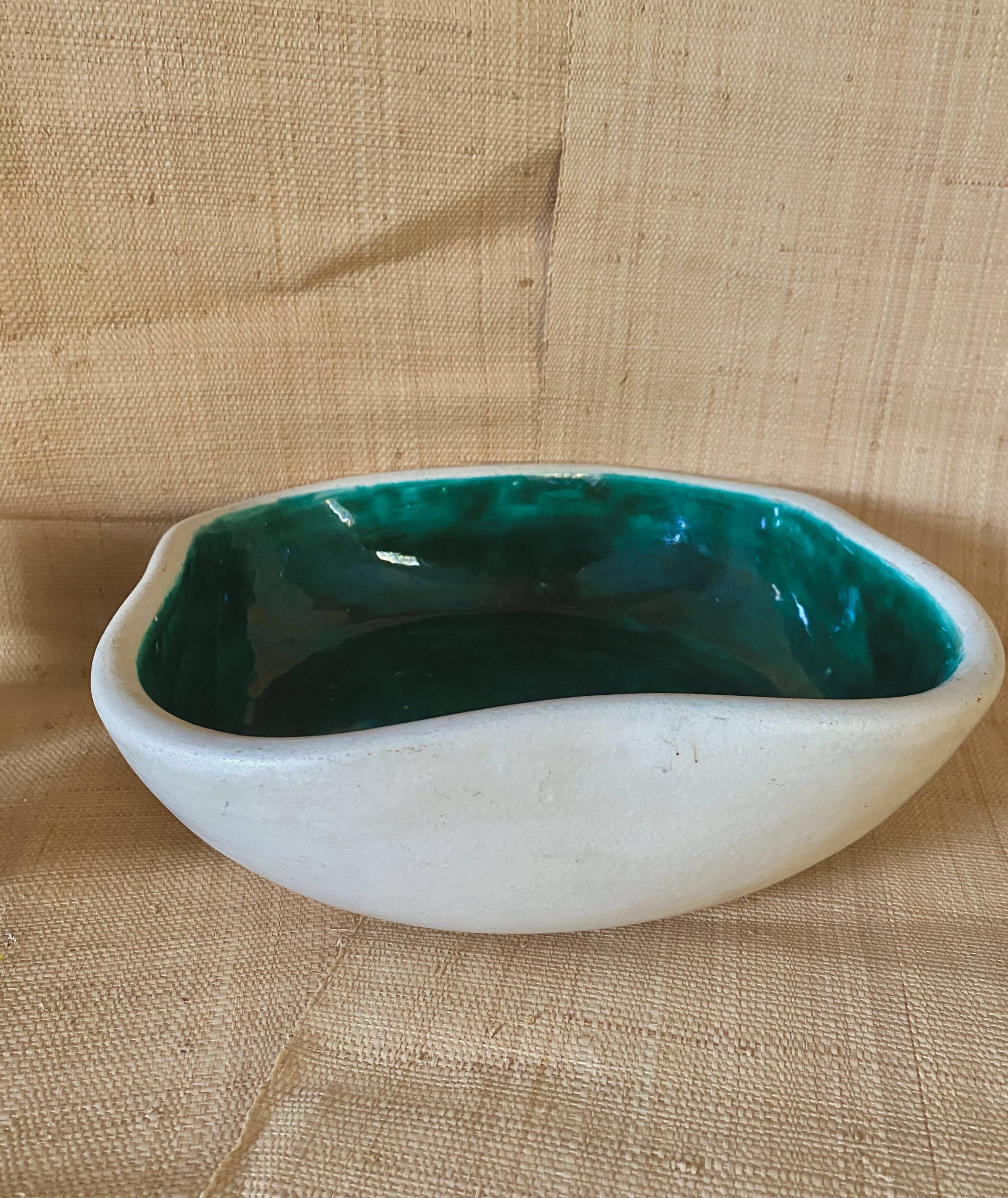 Sèvres Keramos salad bowl, 1950-60