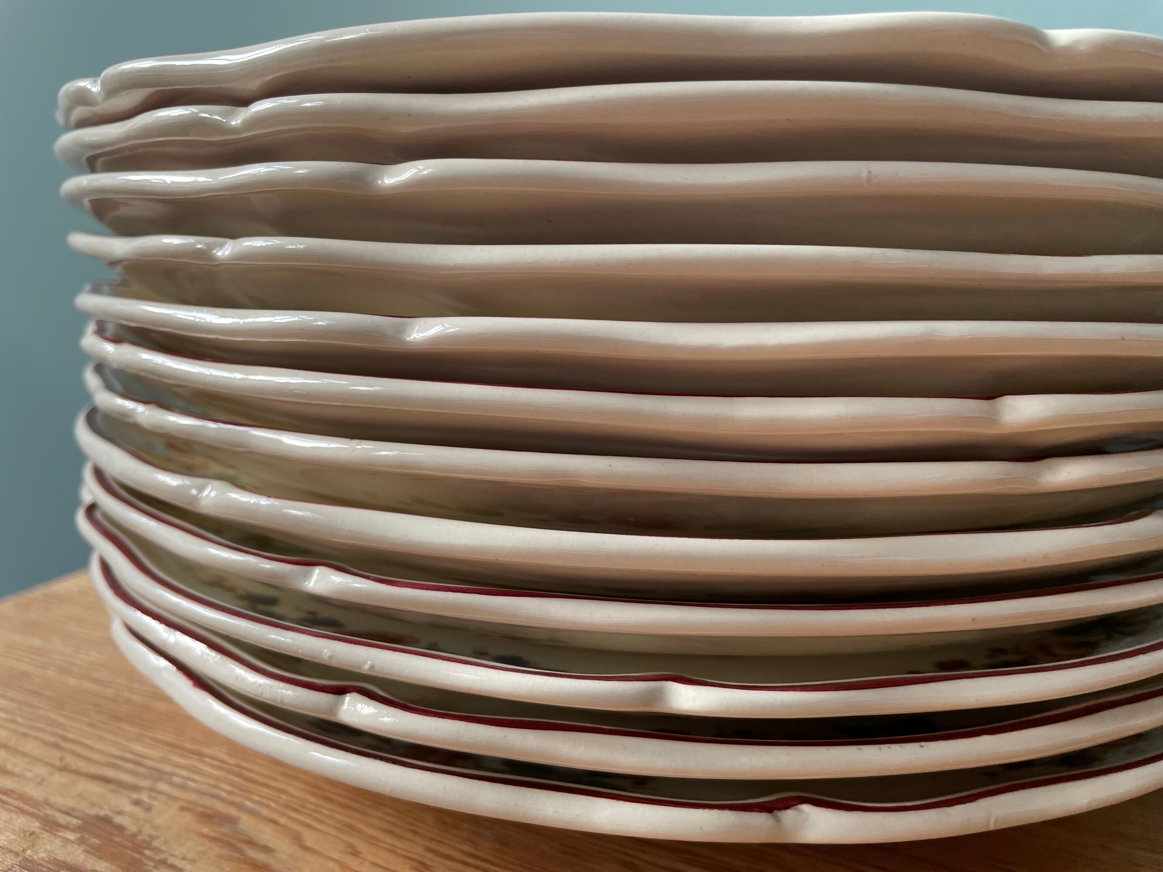 Set of 12 flat plates Villeroy and Boch, Phoenix model
