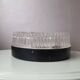 Vintage Glash-tte Limburg glass round ceiling light