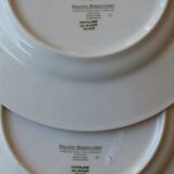 5 porcelain dessert plates from Limoges - Deshoulières and Guy Degrenne