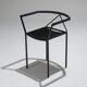 Pair of poltroncina chairs, zeus, maurizio peregalli, 1980s