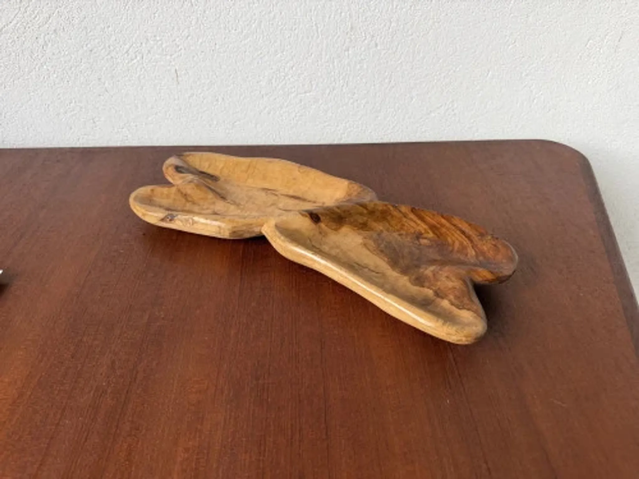 Olive wood dish, 1970s