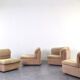 Mid-Century Modular Corner Sofa by Rolf Benz, 1970s.