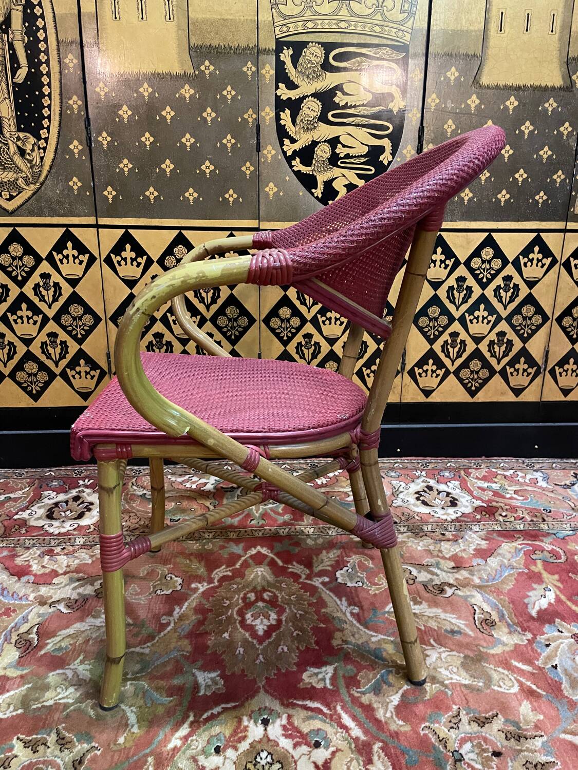 Suite of 12 garden armchairs - bistro 1960