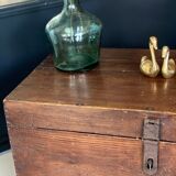 Old vintage wooden chest